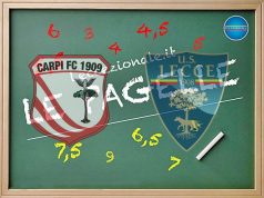 LE PAGELLE/ Carpi-Lecce 0-1