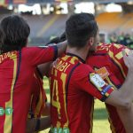 esultanza e abbracci Lecce vs Padova