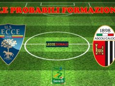 Lecce-Ascoli, le probabili formazioni