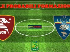 Salernitana-Lecce, le probabili formazioni