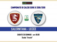 Salernitana-Lecce, il tabellino. Giocano Fiamozzi e Palombi, out Bovo e La Mantia