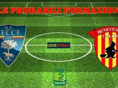Lecce-Benevento, le probabili formazioni
