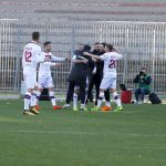 esultanza Livorno a Lecce