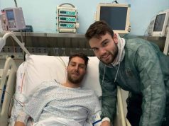 Jack Beretta in ospedale a salutare Scavone