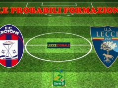 Crotone-Lecce, le probabili formazioni