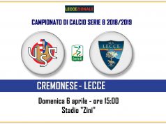 Cremonese-Lecce, il tabellino