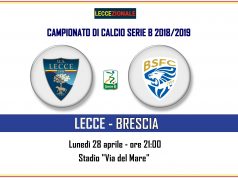 Lecce-Brescia, le formazioni ufficiali