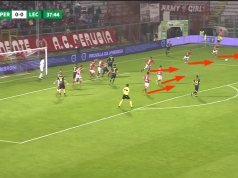 Perugia-Lecce 1-2, la video-analisi tattica