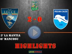 HIGHLIGHTS/ Lecce-Pescara 2-0