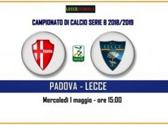 Padova-Lecce, le formazioni ufficiali