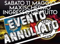 Lecce-Spezia, annullata la diretta su maxischermo a Belloluogo