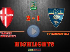 HIGHLIGHTS/ Padova-Lecce 2-1