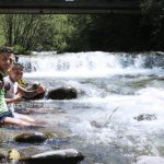 Falco e Lapadula in ritiro – ruscello