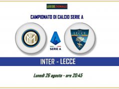 Posticipo: Inter-Lecce si gioca a S. Oronzo