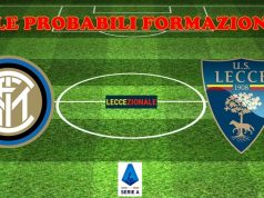 Le probabili formazioni di Inter-Lecce