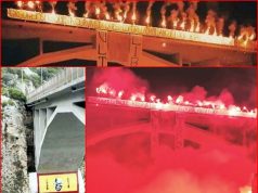 Festa ultras al Ciolo, due denunce per imbrattamento