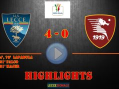 HIGHLIGHTS/ Lecce-Salernitana 4-0