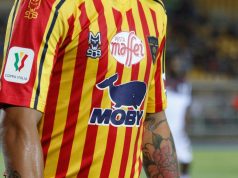 Niente più balena azzurra sulle maglie del Lecce