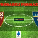 Probabili formazioni Torino-Lecce