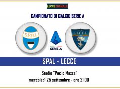 Spal-Lecce, le formazioni ufficiali. Babacar unica novità