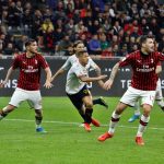 Lapadula in azione vs Milan