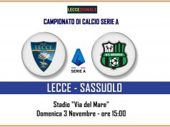 Lecce, ecco le sorprese nell’11 anti-Sassuolo