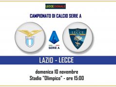 Lazio-Lecce, le formazioni. Out Falco