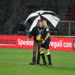 Lecce-Cagliari – MARIANI E ADDETTO campo