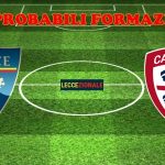 Probabili formazioni Lecce-Cagliari