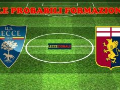 Lecce-Genoa, le probabili formazioni