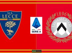 Lecce-Udinese, il tabellino. Colombo e Strefezza dal 1′