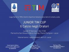 Oggi a Lecce la “Junior Tim Cup – Il Calcio negli oratori”