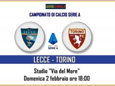 Lecce e Torino così in campo