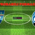 Probabili formazioni Lecce-Atalanta