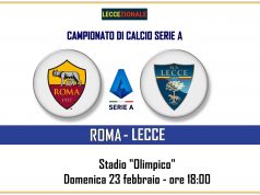 Roma-Lecce, le formazioni ufficiali