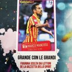 figurina Panini speciale per Marco Mancosu