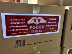 Salento, 28mila mascherine dalla comunità cinese