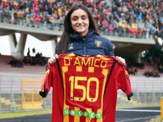 Lecce Women Soccer, operata la D’Amico. In campo tra 6 mesi