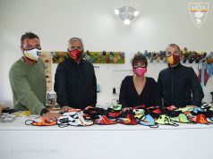 Donate al Lecce 70 mascherine personalizzate