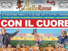 Per Lecce-Milan “Il GialloRosso” torna gratis, ma solo in edicola