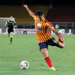 Lapadula al tiro vs Brescia