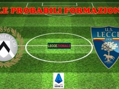 Le probabili formazioni di Udinese-Lecce