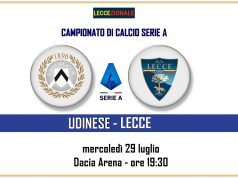 Udinese-Lecce, Shakhov titolare al posto di Saponara