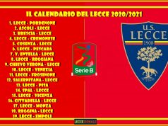 Il calendario del Lecce giornata per giornata