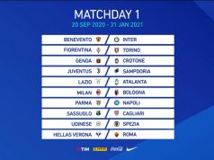 La prima giornata della nuova Serie A