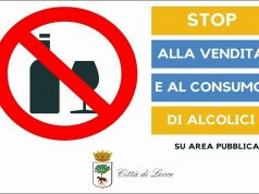 A Lecce divieto di vendita alcoolici per minimarket e distributori di bevande