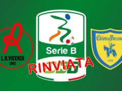 Rinviata LR Vicenza-Chievo Verona