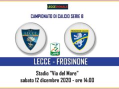 Lecce-Frosinone, il tabellino
