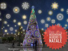 Alle 22:01 l’accensione dell’Albero di Natale di Piazza Sant’Oronzo