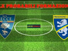 Lecce-Frosinone, le probabili formazioni